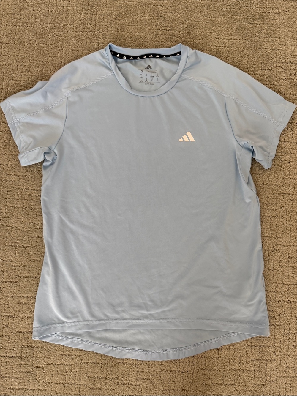 Adidas Women’s light Blue Athletic Tee Size S